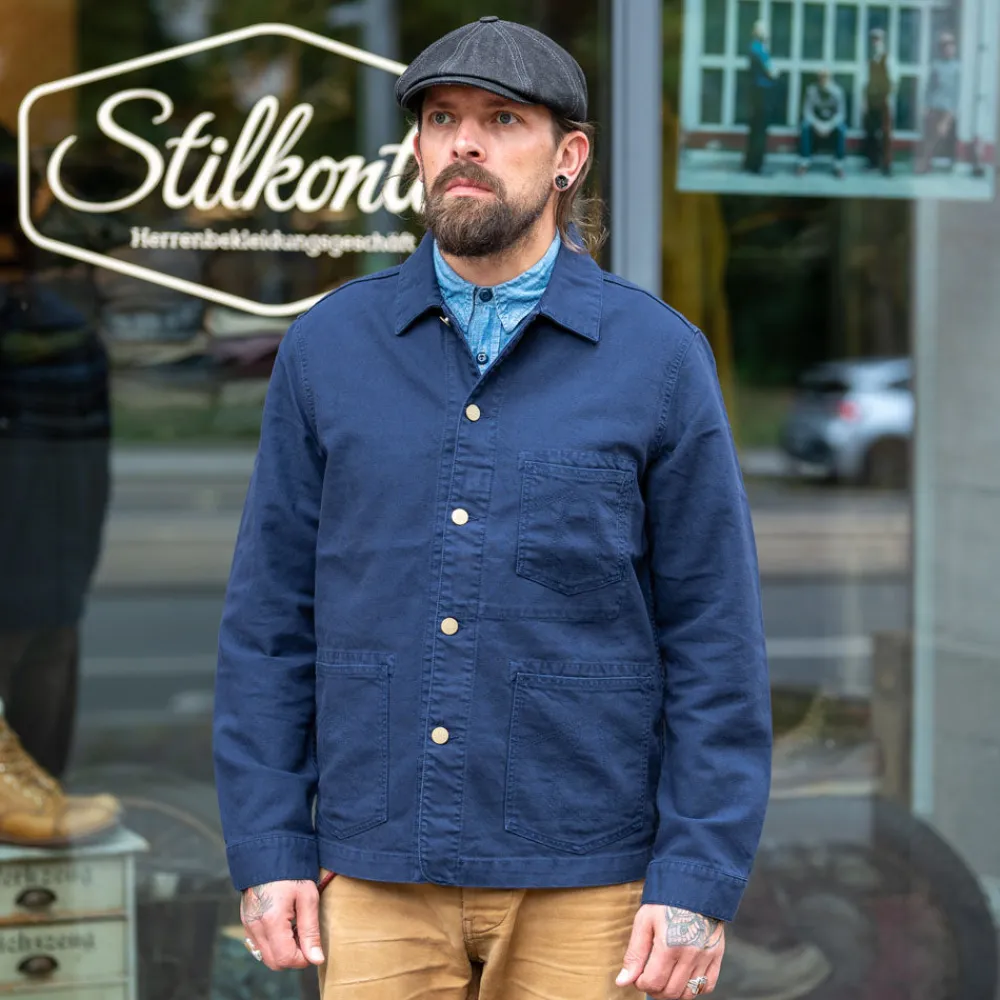 Eat Dust Chore Jacket Garage Cotton Navy> Jacken