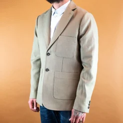 Hansen Chris Classic Two Button Blazer Bay Leaf> Jacken