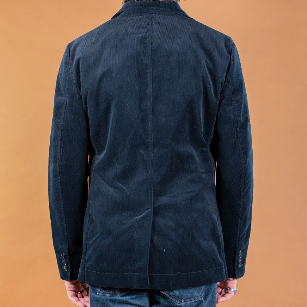 Hansen Chris Classic Two Button Blazer Corduroy Navy> Jacken