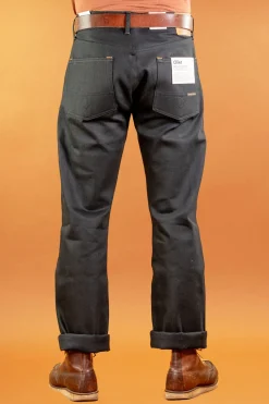 Indigofera Clint Pants Gunpowder Selvage 14oz Black><noscript><img width=