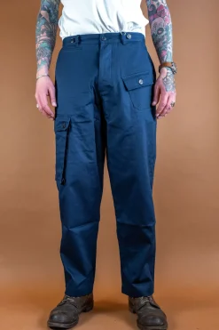 Workware Combat Pants Taper Navy> Hosen