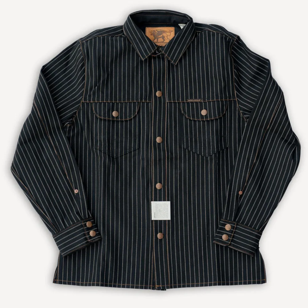 Indigofera Copeland Wabash Black/Brown> Hemden