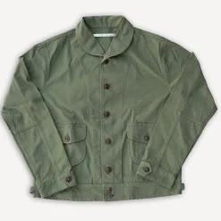 Scarti Lab Cotton Canvas Jacket Green> Jacken