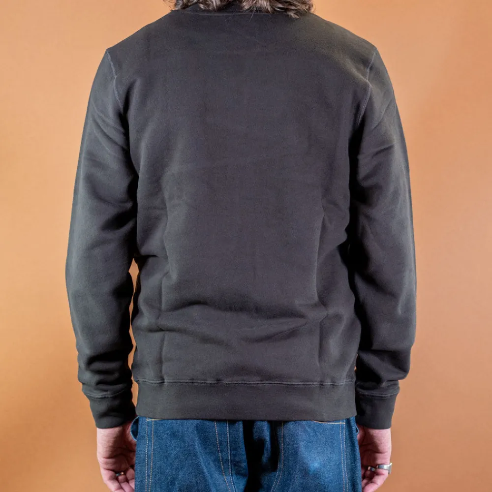 Sunspel Cotton Loopback Sweatshirt Coffee> Pullover