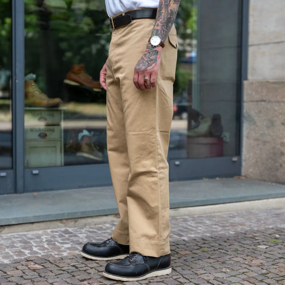Scarti Lab Cotton Pants 122 Beige> Hosen
