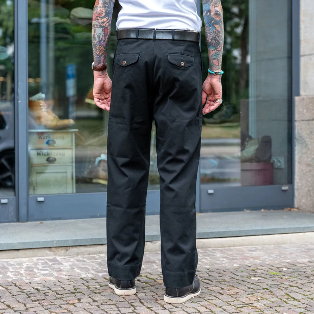 Scarti Lab Cotton Pants 122 Black> Hosen