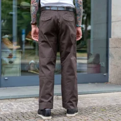 Scarti Lab Cotton Pants 122 Brown><noscript><img width=