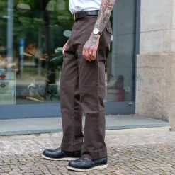 Scarti Lab Cotton Pants 122 Brown><noscript><img width=