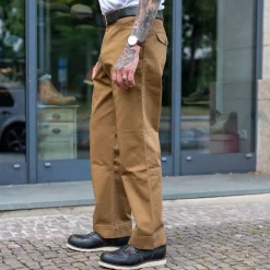 Scarti Lab Cotton Pants 122 Khaki><noscript><img width=