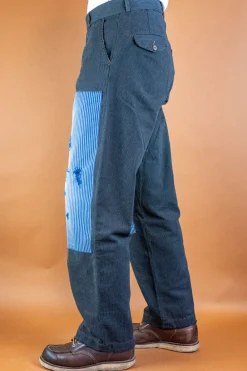 Scarti Lab Cotton Pants Grey Striped BnB><noscript><img width=