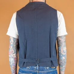 Scarti Lab Cotton/Hemp Vest Navy><noscript><img width=
