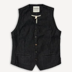 Hansen Daniel Classic Waistcoat Black Pin> Westen