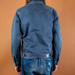 Blue Blanket Denim Jacket J27 IT98 Blue><noscript><img width=