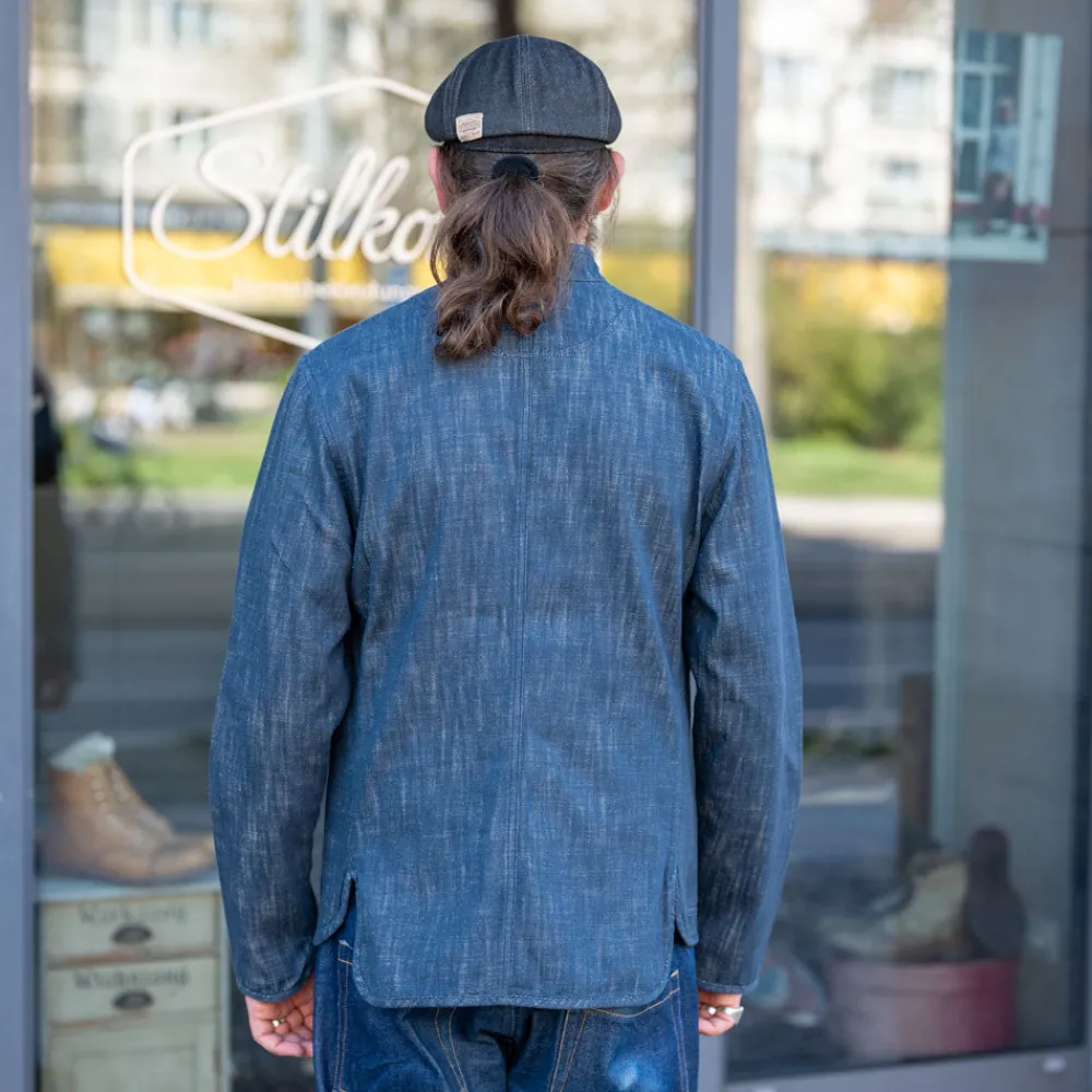 Hansen Erling Work Jacket Denim Blue> Jacken