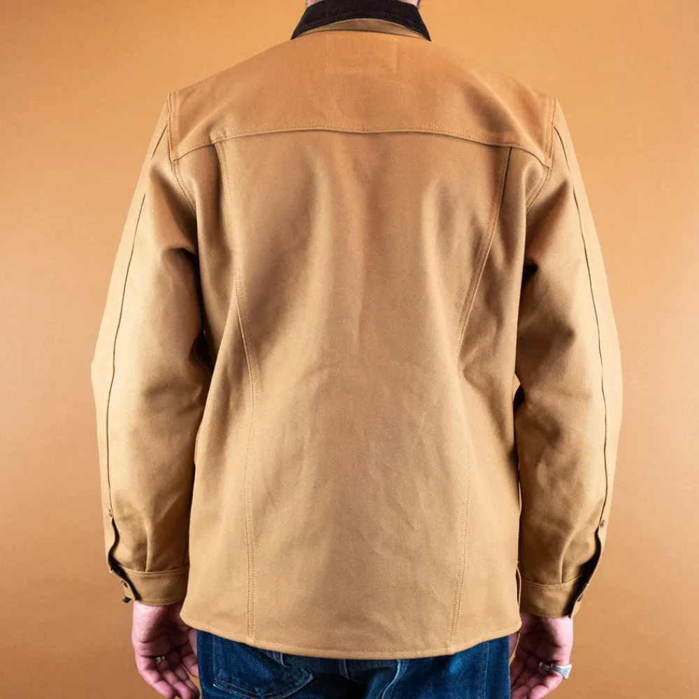 Indigofera Fargo Rider Canvas Strip Lining Duck Brown> Jacken