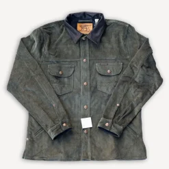 Indigofera Fargo Trucker Jacket Corduroy Green> Jacken