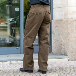 Eat Dust Frisco Chino Herringbone Cotton Java Brown><noscript><img width=