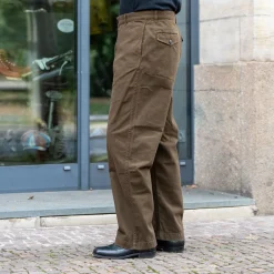 Eat Dust Frisco Chino Herringbone Cotton Java Brown><noscript><img width=