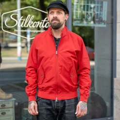 Baracuta G9 Harrington Jacket Chili Pepper> Jacken
