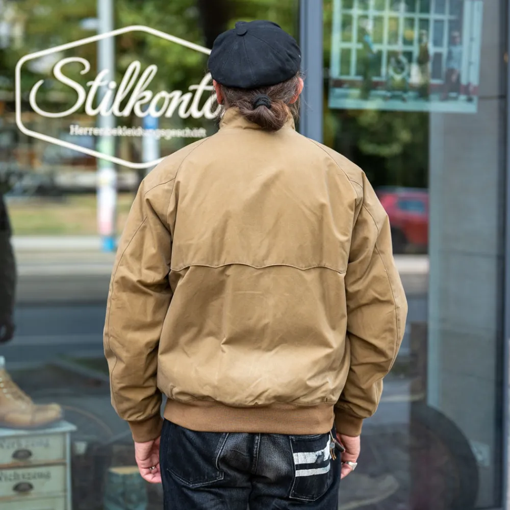Baracuta G9 Jacket Waxed Pocket Tan> Jacken