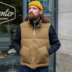 Manifattura Ceccarelli Goose Down Vest Dark Tan> Westen