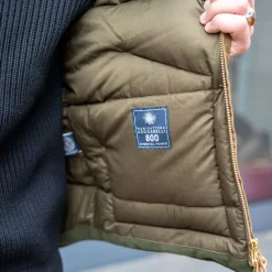 Manifattura Ceccarelli Goose Down Vest Dark Tan><noscript><img width=