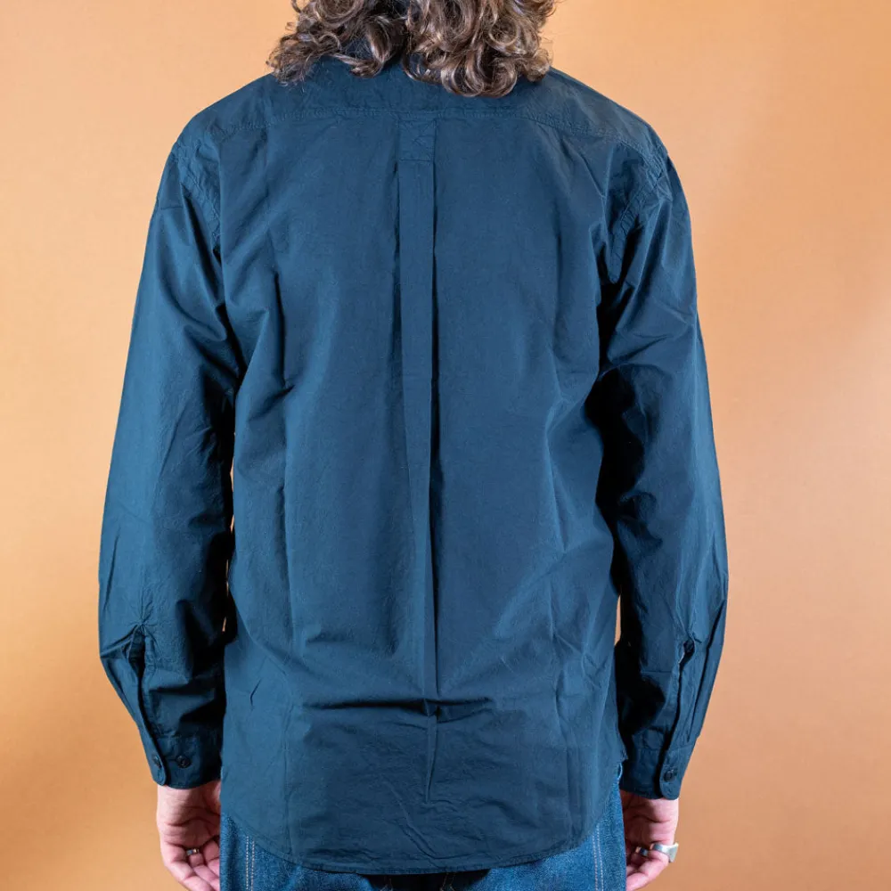 Merz beim Schwanen Hemd Bio-Baumwolle Popeline Dark Navy> Hemden