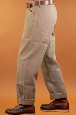 Indigofera Jack Pants Yarn Dyed Heavy Oxford Green><noscript><img width=