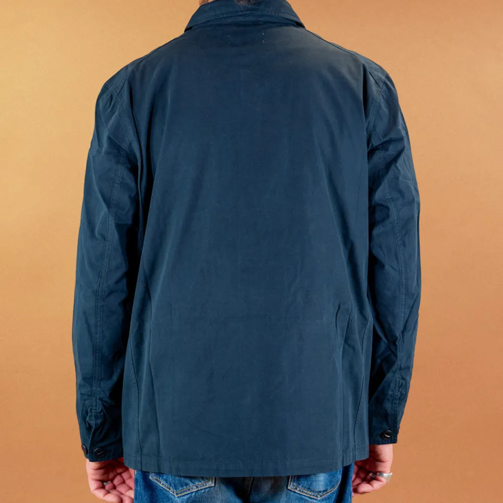 Merz beim Schwanen Jacke Bio-Baumwoll Popelin Navy> Jacken
