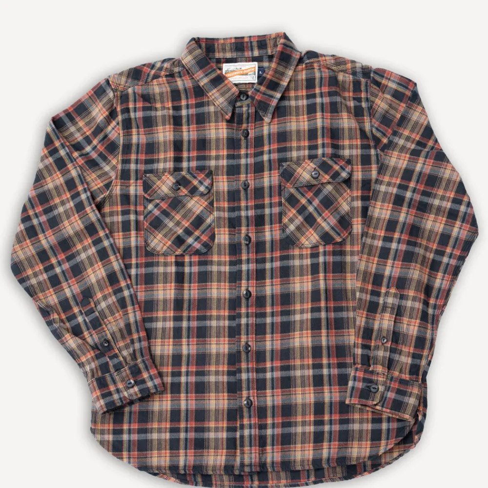 Freenote Cloth Jepson Shirt Black Plaid> Hemden