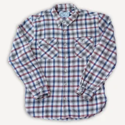 Freenote Cloth Jepson Shirt Cream Plaid> Hemden