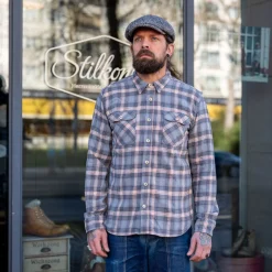 Freenote Cloth Jepson Shirt Grey Plaid> Hemden