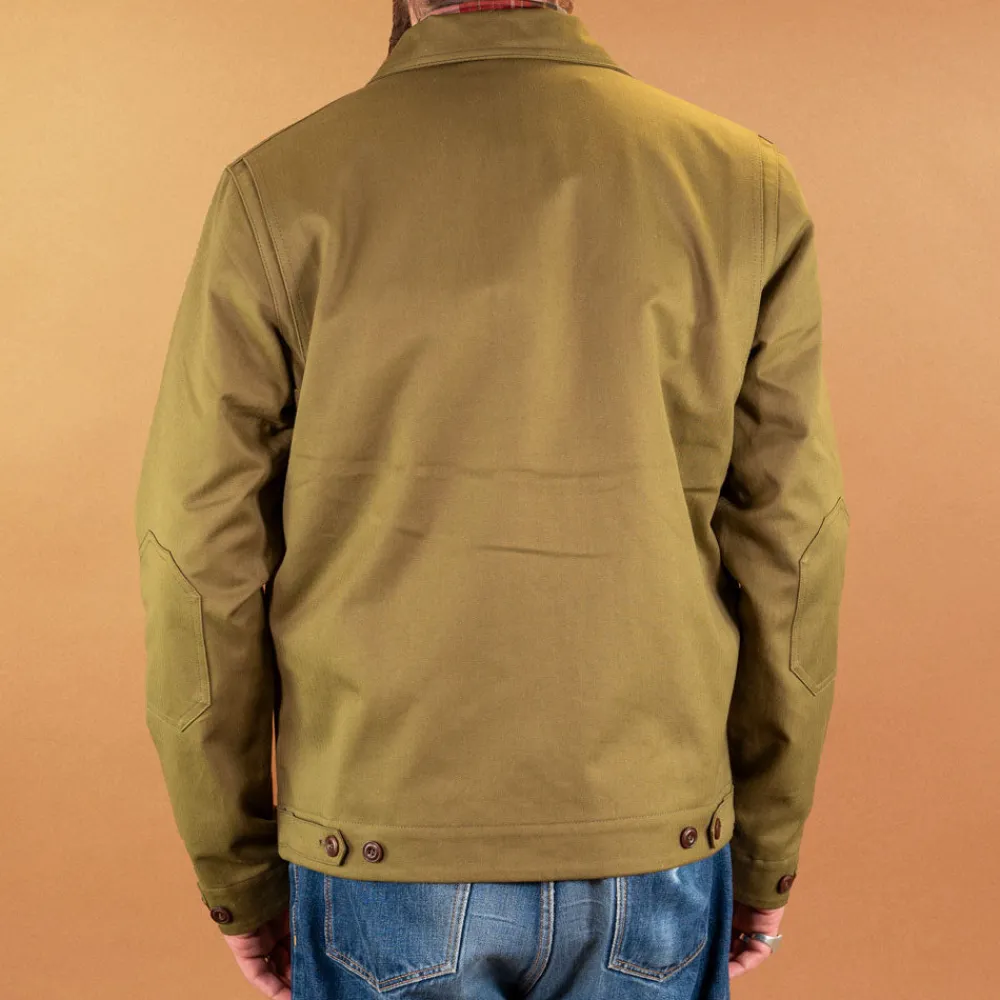 Hidden Aces K5707 Pollux '57 Herringbone Jacket Pea> Jacken