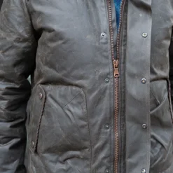 Hidden Aces K6505 POLLUX RANGER Waxed Winter-Jacket Mocca><noscript><img width=