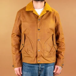Hidden Aces K6208 POLLUX WAX Waxed Cotton Jacket Gold> Jacken