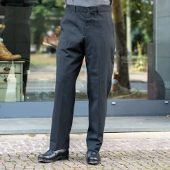 Hansen Ken Wide Cut Trousers Anthracite> Hosen