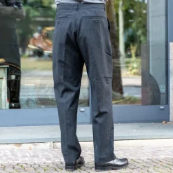 Hansen Ken Wide Cut Trousers Anthracite><noscript><img width=