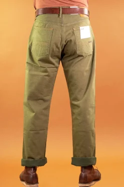 Indigofera Kirk Pants Pineville Selvage 12oz Green><noscript><img width=