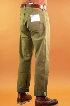 Indigofera Kirk Pants Pineville Selvage 12oz Green><noscript><img width=