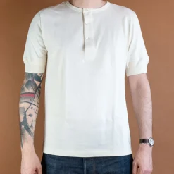 Merz beim Schwanen Knopfleistenhemd Kurzarm Nature> T-Shirts