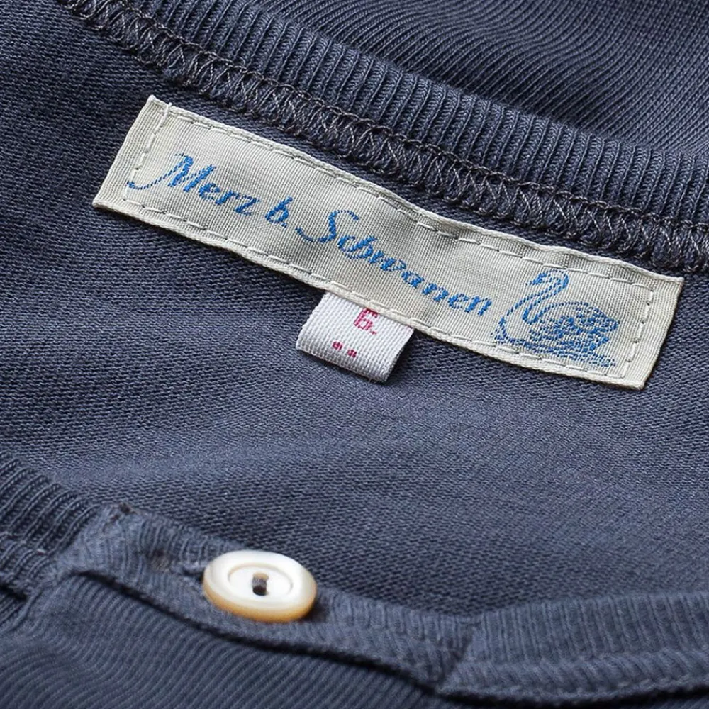 Merz beim Schwanen Knopfleistenhemd Kurzarm Inkblue> T-Shirts