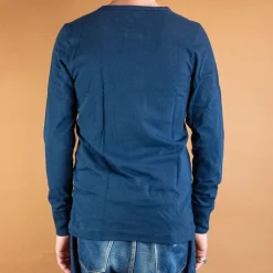 Merz beim Schwanen Knopfleistenhemd Langarm Inkblue><noscript><img width=