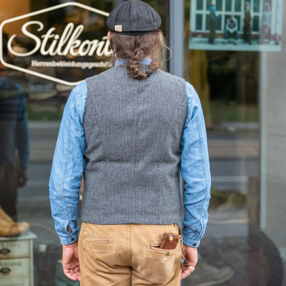 Hansen Knud Workwear Waistcoat Broken Grey> Westen