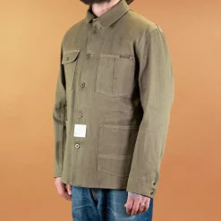 Indigofera Kurt Single Desert Moss Green Selvedge> Jacken