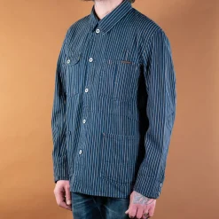 Indigofera Kurt Single Stripe Indigo Jacket> Jacken