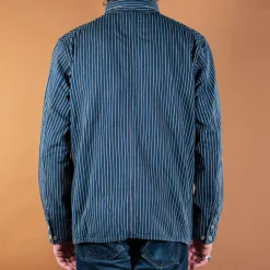 Indigofera Kurt Single Stripe Indigo Jacket><noscript><img width=