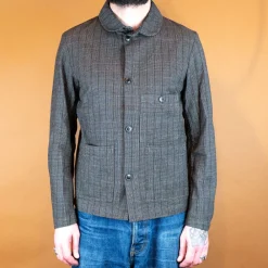 1st PAT-RN Laboratorio Jacket Glencheck Brown> Jacken