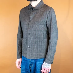 1st PAT-RN Laboratorio Jacket Glencheck Brown> Jacken
