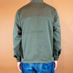 1st PAT-RN Lands Military HBT Jacket Olive><noscript><img width=
