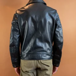 Thedi Leathers Lederjacke im Fliegerjackenstil Horsehide Black><noscript><img width=